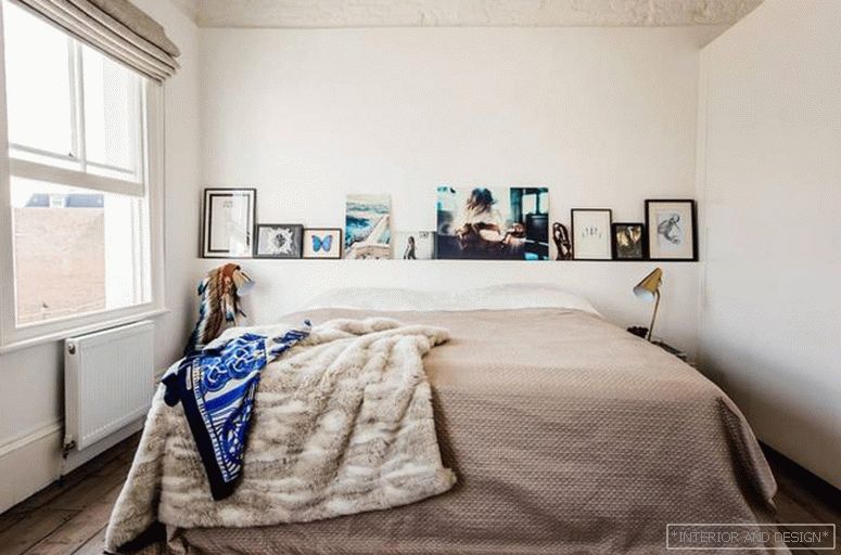 Družinske fotografije v notranjosti spalnice 5