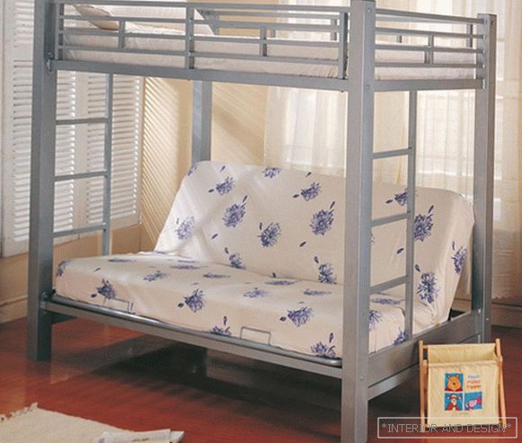 Otroška postelja z vgrajenim kavčem - 7
