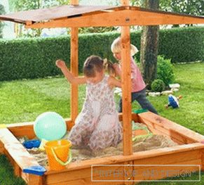 Peskovnik za otroke z lastnimi rokami