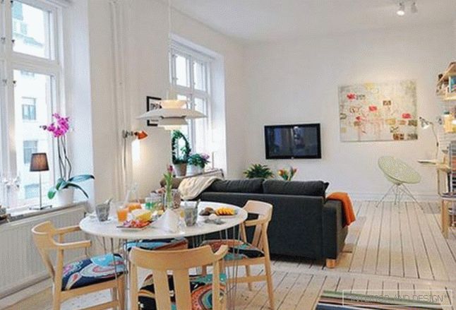 Photo studio studio stanovanje v loft slogu