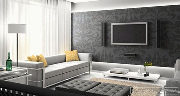 Pohištvo za dnevno sobo v modernem slogu (visokotehnološki) - 2