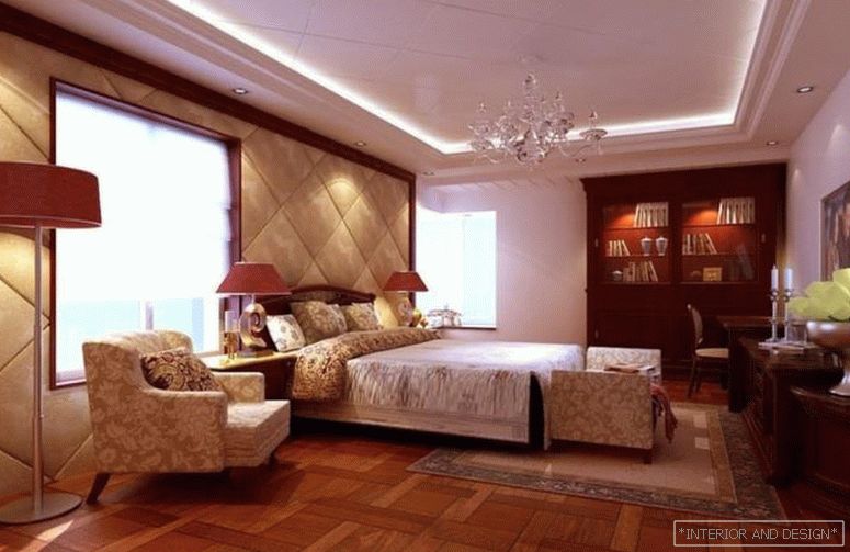 Mavčni strop za spalnico 12-14 m 8