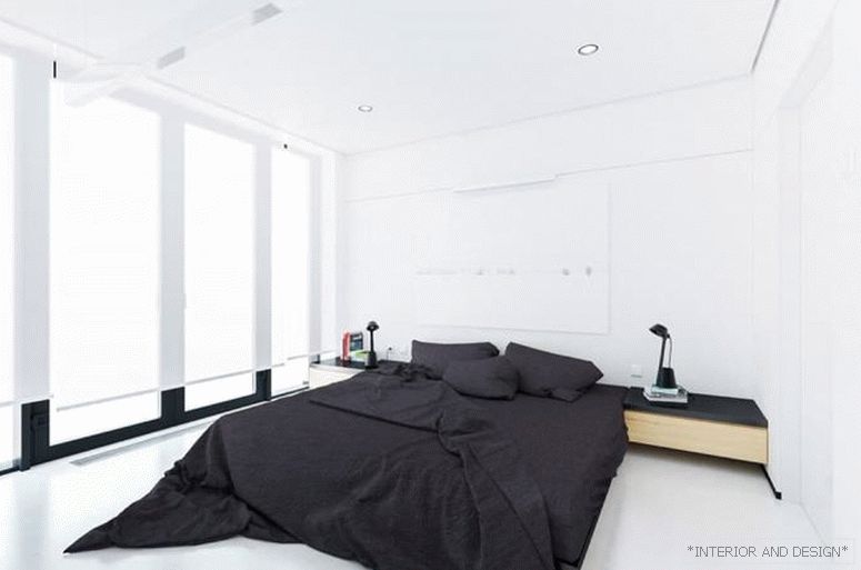 Zavese za spalnico v slogu minimalizma 8