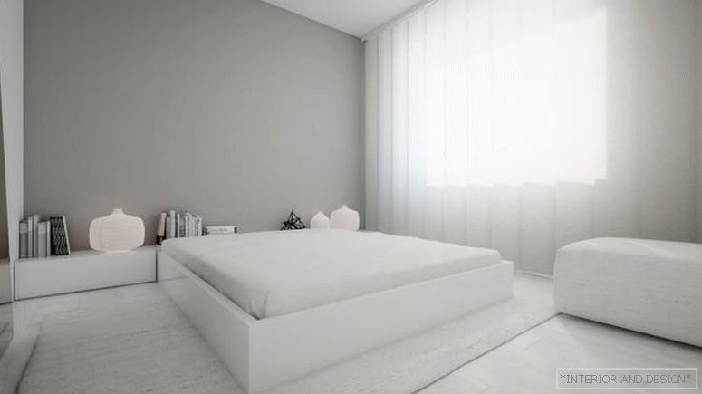 Zavese za spalnico v slogu minimalizma 10