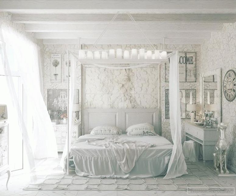 Zavese za spalnico v slogu Provence 3
