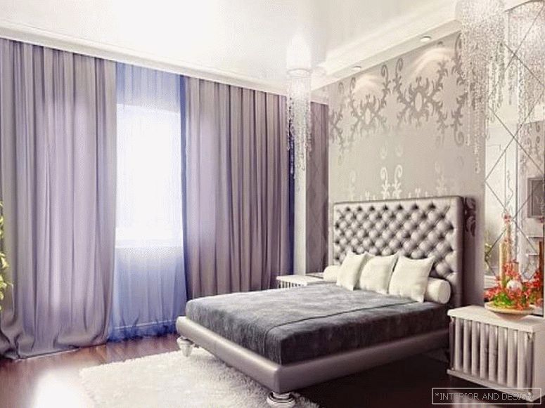 Zavese za spalnico v slogu Art Deco 5