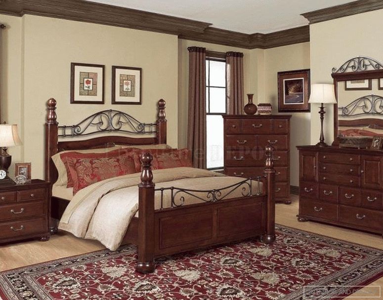 Zavese za spalnico v klasičnem stilu 4