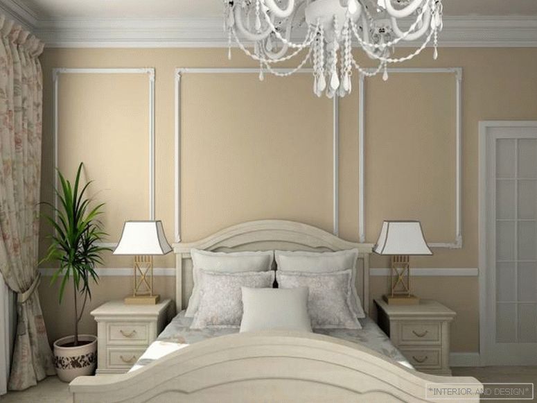 Zavese za spalnico v klasičnem stilu 9