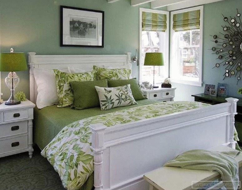 Zelene zavese za spalnico 5