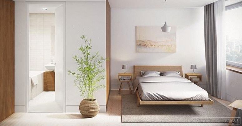 Zavese za spalnico v slogu minimalizma 4