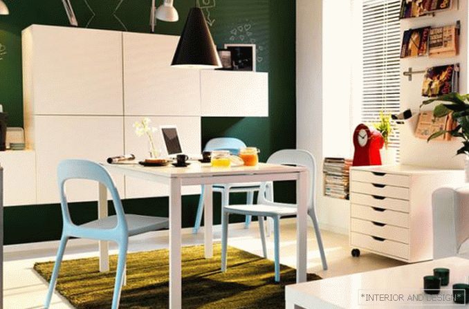 Primeri dekoriranja sobe s pohištvom iz Ikea 1